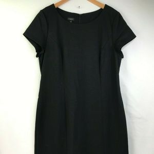 Talbots Classic Black Dress Zip Closure